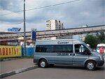 Бесплатный автобус Genser в пункт аренды автомобилей АрендаАвто-брт на ул.Добролюбова